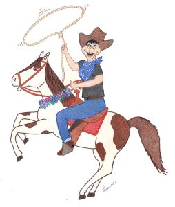 Cowboy design internet