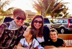 I had to post this photo of Chris, Coco, me, and Josia, who is Marla's grandson!  I love being an aunty!